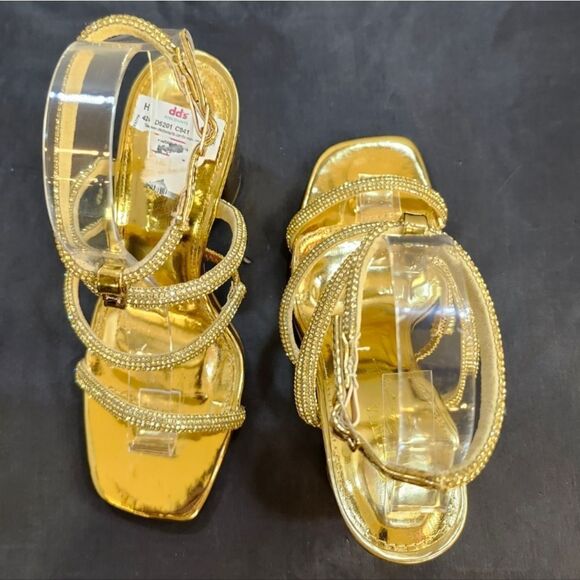 BRAND NEW OLIVIA JOHNSON BLOCK HEEL SQUARE-OPEN TOE SANDAL - Picture 13 of 15